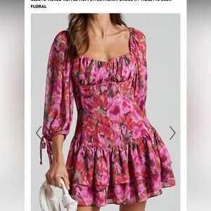 Showpo CLABELLE MINI DRESS - Puff Sleeve